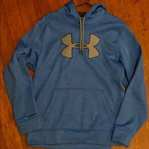 Men’s Under Armour blue hoodie size large